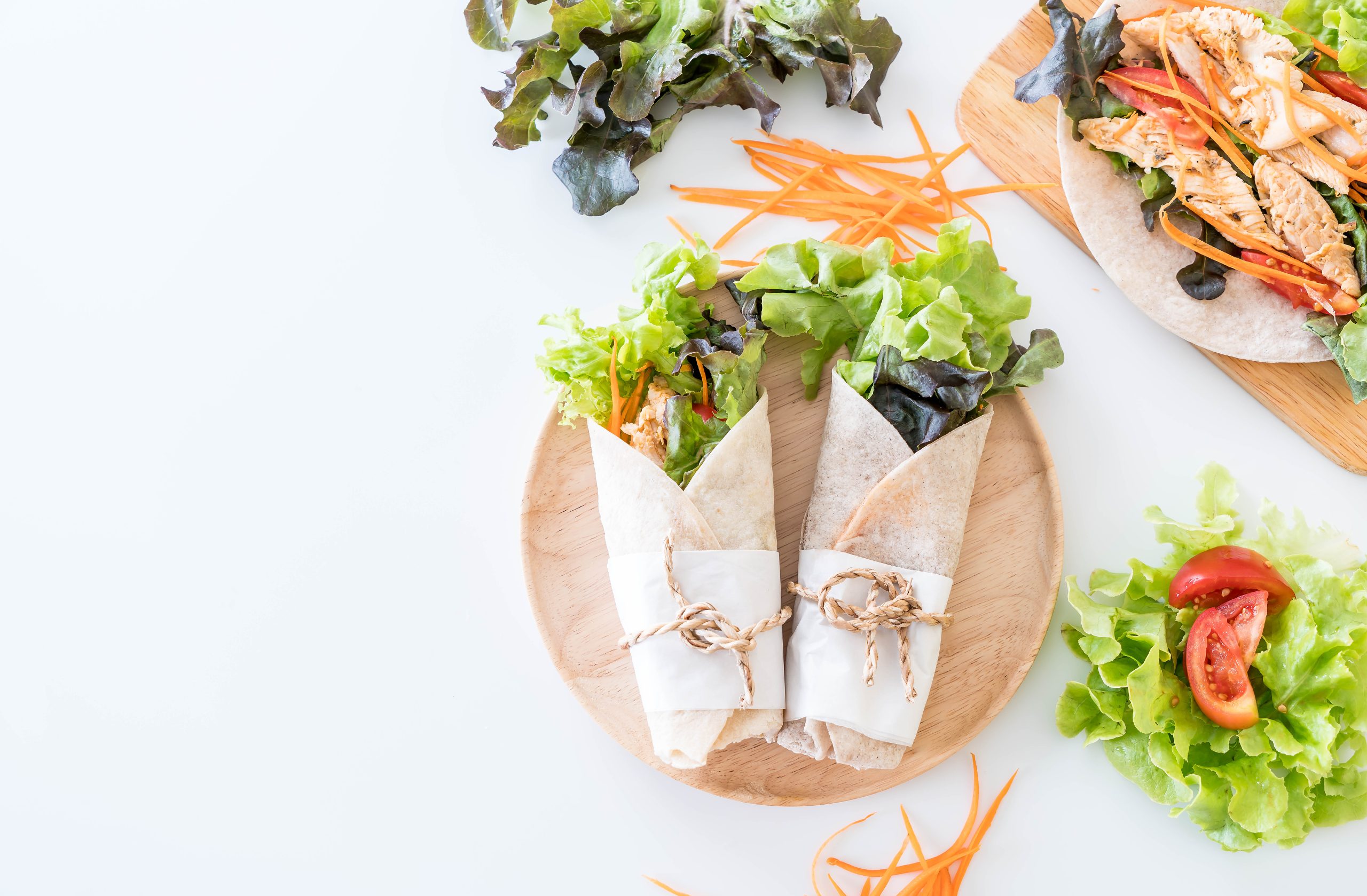 Kelsey Holmer Leak wrap salad roll